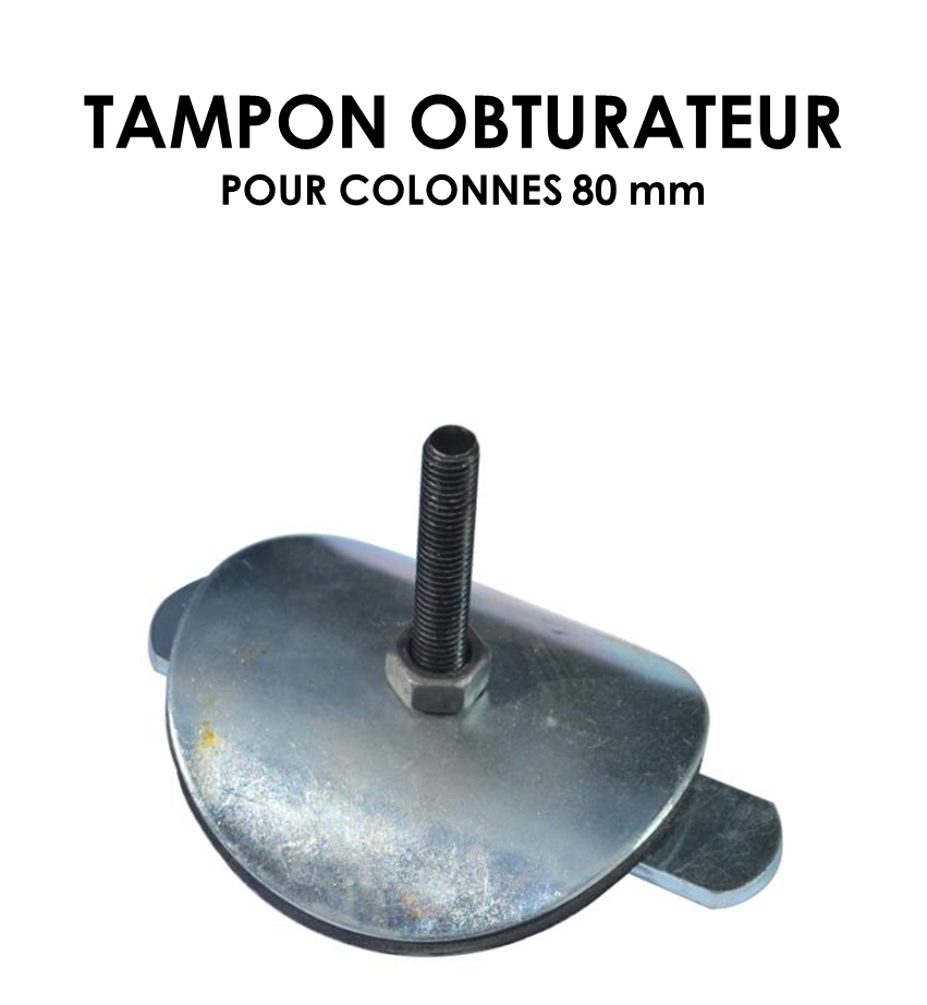 Tampon obturateur pour colonnes diamètre 80 mm - Ekopluie
