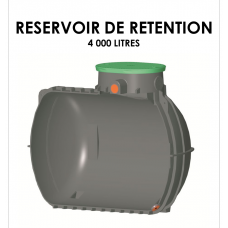 Réservoir de rétention 4000 litres stockage 0 litre-20