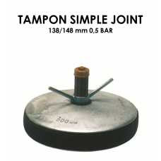 Tampon simple joint diamètre 138/148mm 0,5 bar-20