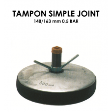 Tampon simple joint diamètre 148/163mm 0,5 bar-20