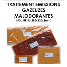 Plaque polymériques pour traitement d'émissions gazeuses malodorantes INDUSTRIEL-20