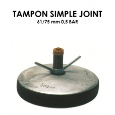 Tampon simple joint diamètre 61/75mm 0,5 bar-20