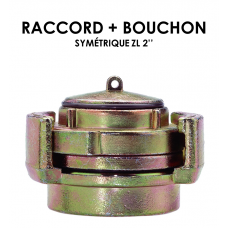 Raccord + Bouchon symetrique ZL 2"-20