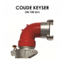 Coude Keyser DN 100 mm
