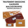 Plaque polymériques pour traitement d'émissions gazeuses malodorantes INDUSTRIEL-01