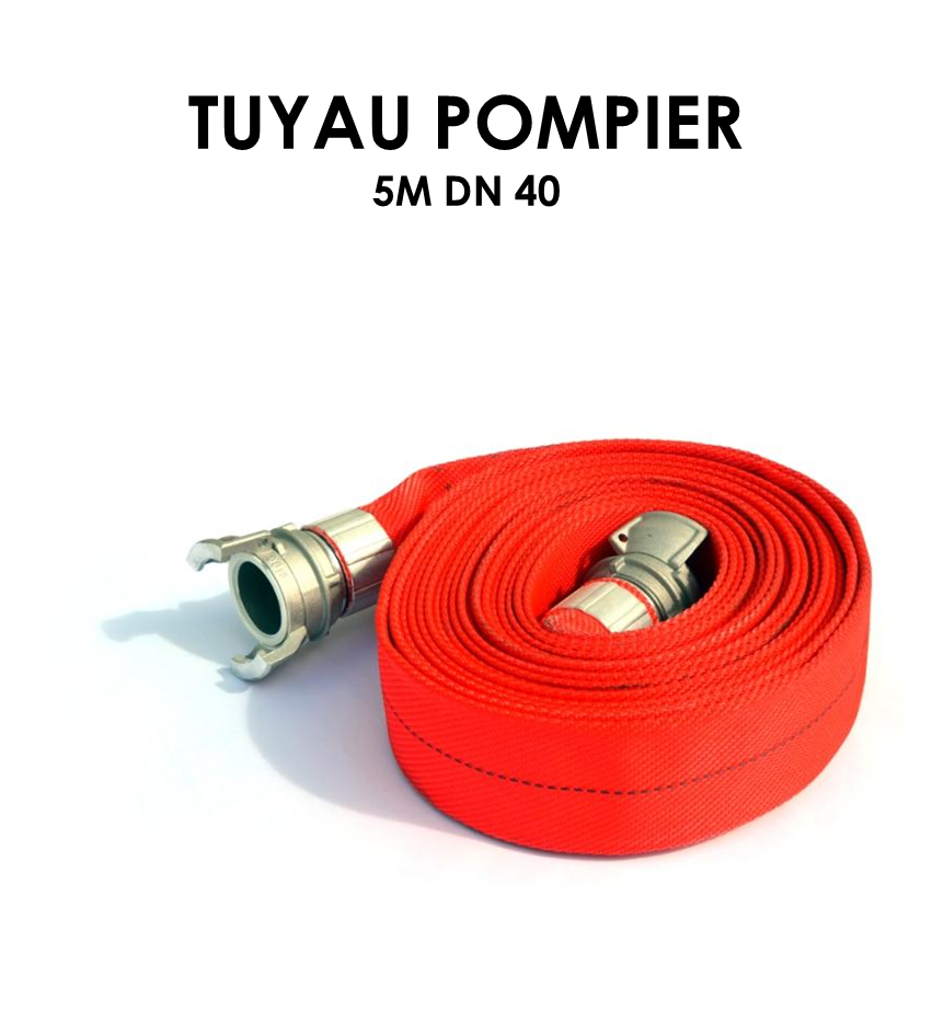 Tuyau pompier 5m DN 40-01