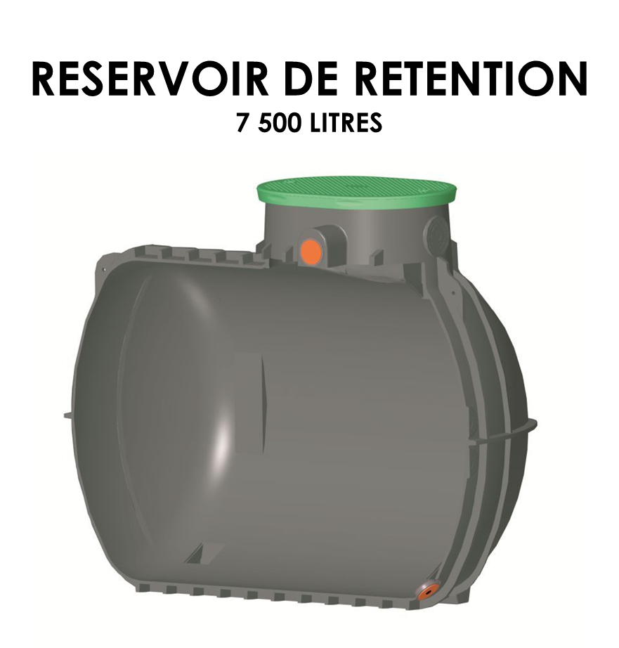 Réservoir de rétention 7500 litres stockage 0 litre-01