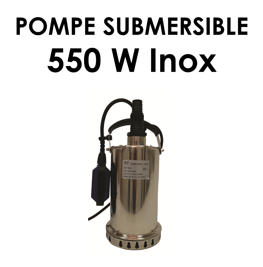 Pompe submersible 550 W Inox-02