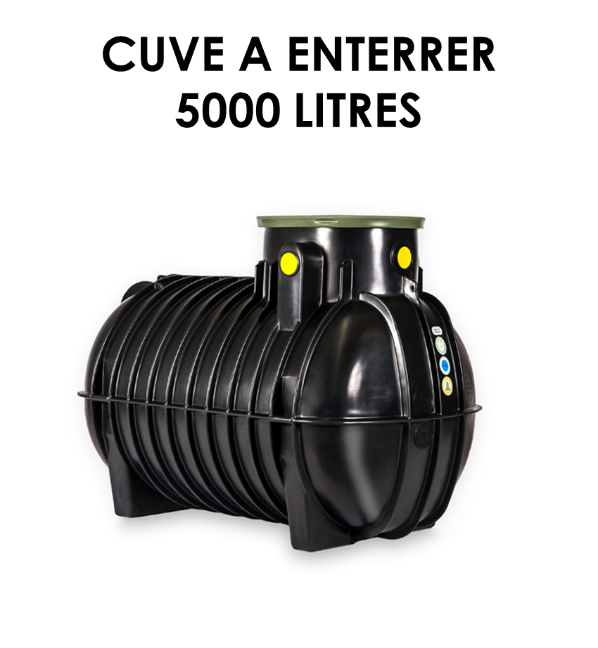 Réservoir de récupération d'eau de pluie à enterrer 5000 litres-01