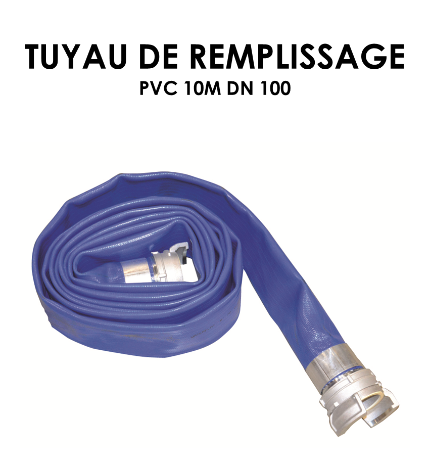 Tuyaux de remplissage PVC 10m DN 100-01