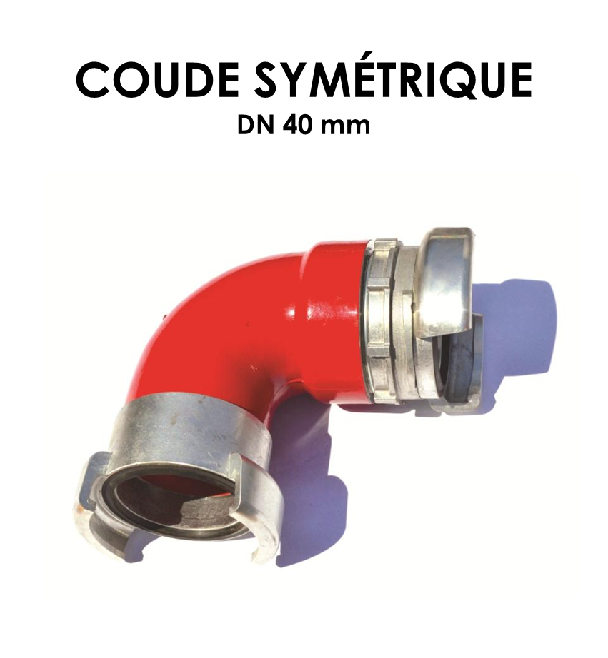 Coude symétrique DN 40-01